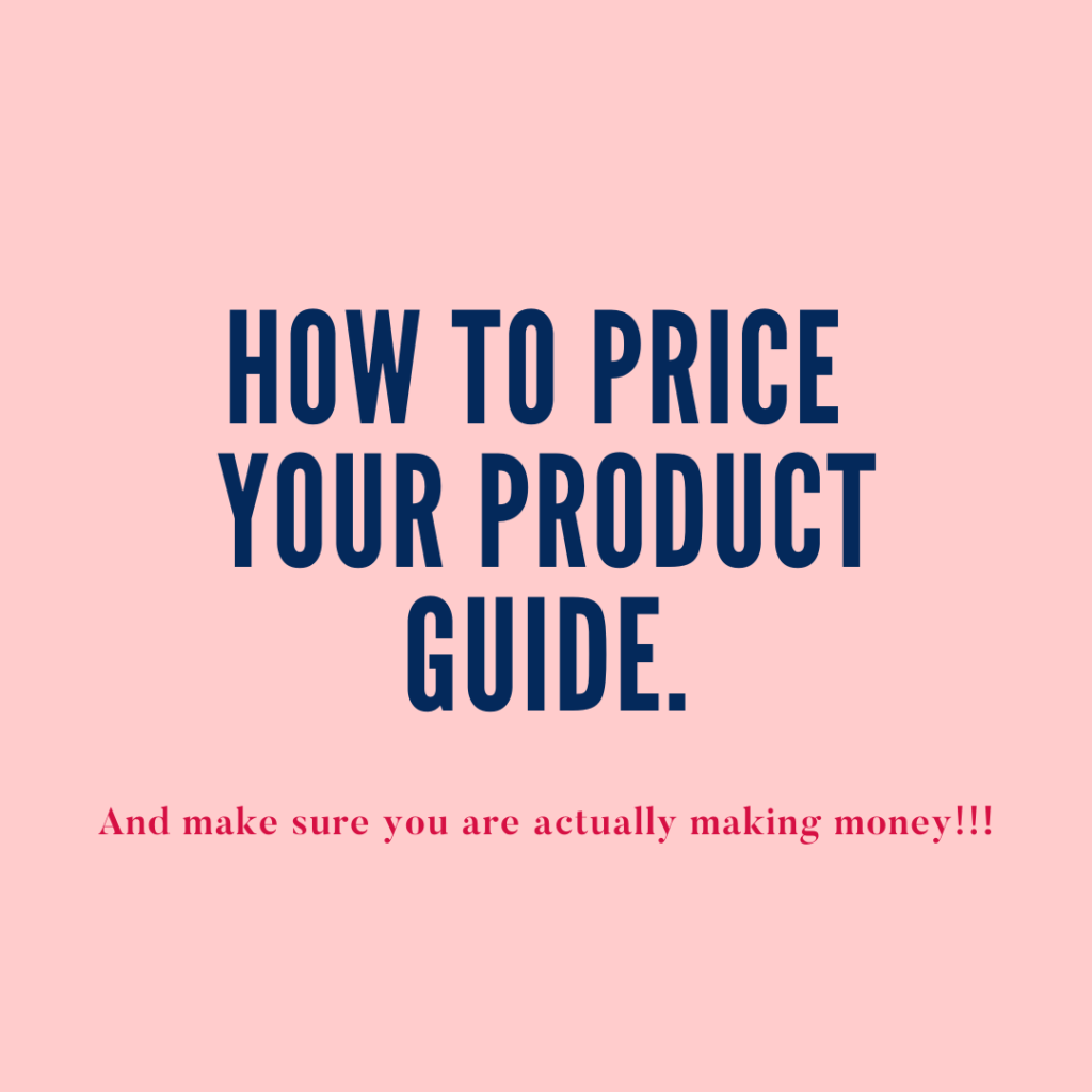 Pricing your Product